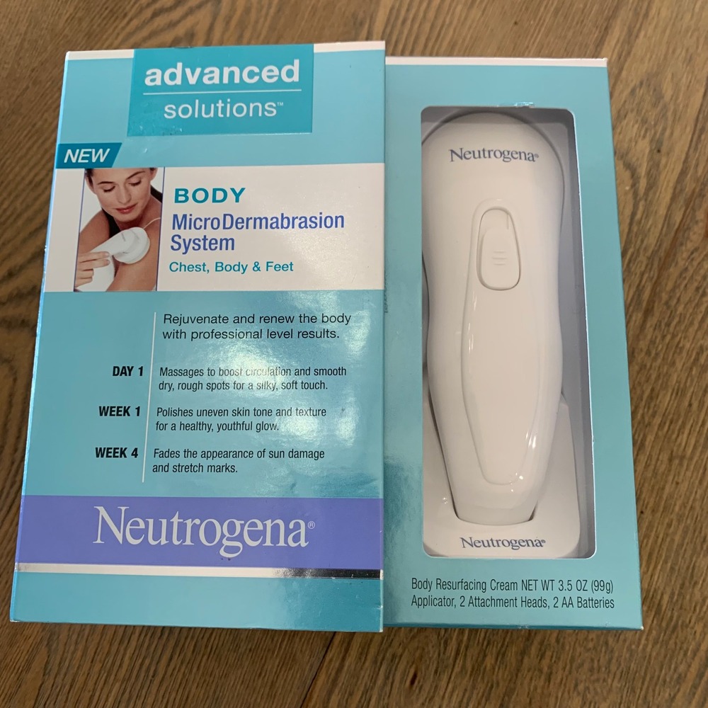 Neutrogena Advanced Solutions Body MicroDermabrasion System Kit New